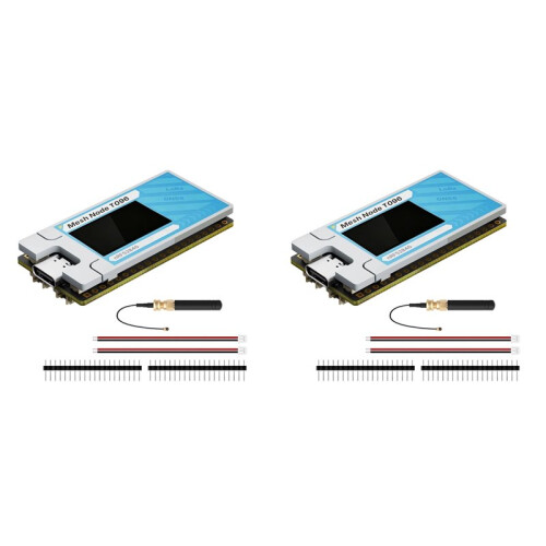 2X Heltec Mesh Node T096 für Meshtastic NRF52840 Tracker LoRa Node SX1262  Devboard für MeshCore LoRaWAN 863-928MHz 1