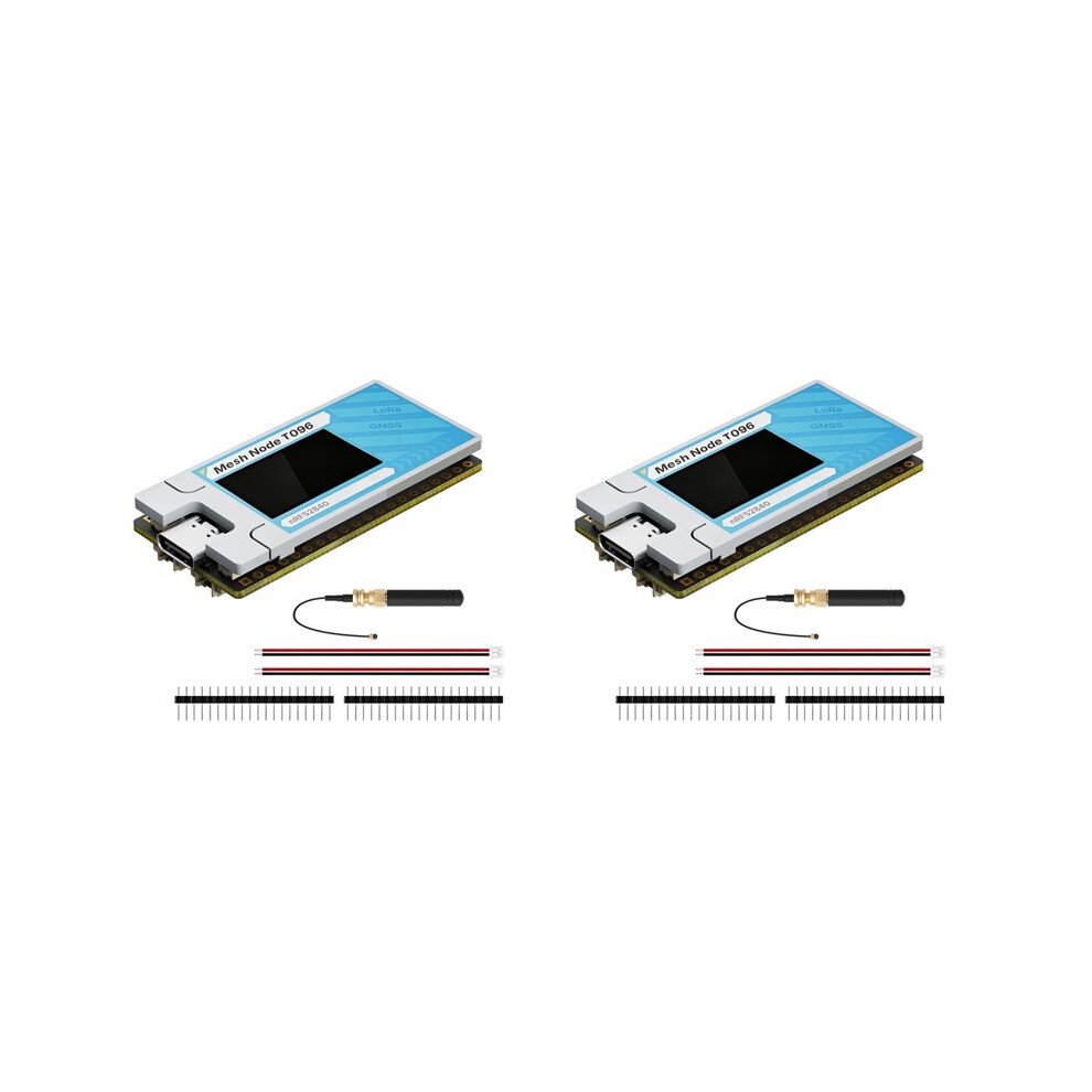 2X Heltec Mesh Node T096 Meshtastic Nrf52840 Tracker Lora Node Sx1262 Devboard For Meshcore Lorawan 863-928Mhz 6032196215733