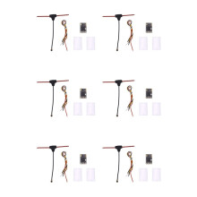 6X ELRS 2.4GHz ExpressLRS Receiver Long Range Control High-Performance Low Latency Compatible with RC Drone Modules
