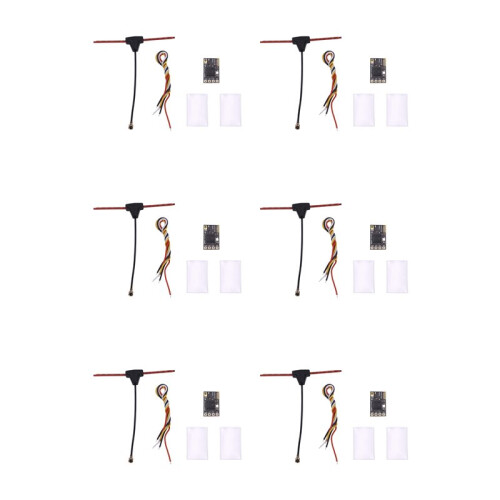 6X ELRS 2.4GHz  ExpressLRS Receiver Long Range Control High-Performance Low Latency Compatible with RC Drone Modules 1