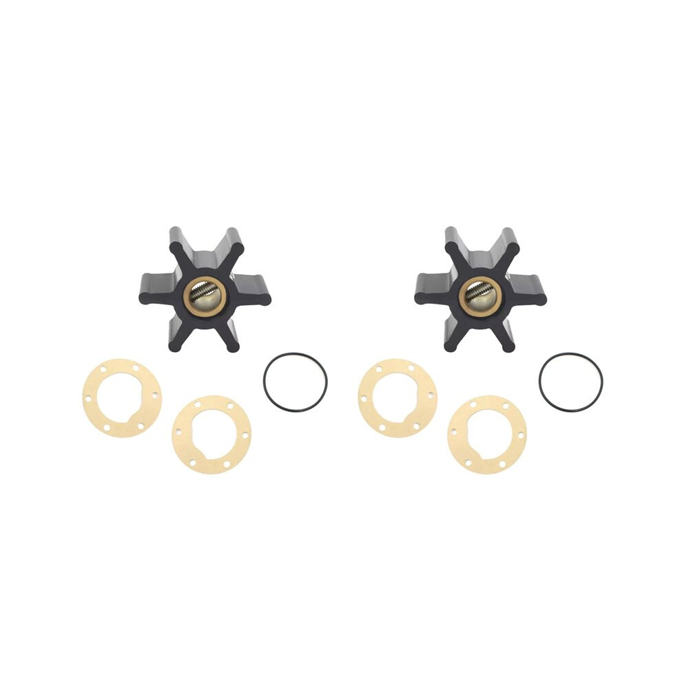 2X Water Pump Impeller For 104211-42070 104211-42071 Fit Jabsco 4712426492128
