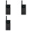 3X for  Walkie Talkie 2S Protective Case Silicone Cover Interphone Protective Shell Anti-Drop Accessories,Black 1