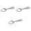 3Pièces Décapsuleur Coeur Argent Événement Mariage Cadeau 2