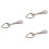 3Pièces Décapsuleur Coeur Argent Événement Mariage Cadeau 5