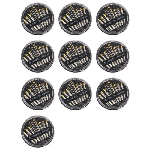 300pcs Assorted Hand Sewing Needles Embroidery Mending  Quilt Sew Case