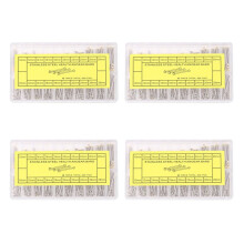 4 Scatola Set di Strumenti per la Riparazione Kit di Cinturini Viti per Cinturino Assortimento Perno di Attrito Pin Fermagli Cinghie Braccialetti