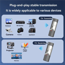 50M Draadloze -Compatibele Videozender/Ontvanger 1080P Draadloze Display TV-Stickadapter voor PS4 TV-Projector