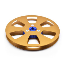 1/4 5inch Blank Tape Reel Aluminum Empty Tape Reel 6 Holes Recording Takeup Reel Opening Machine Part Support TEAC B