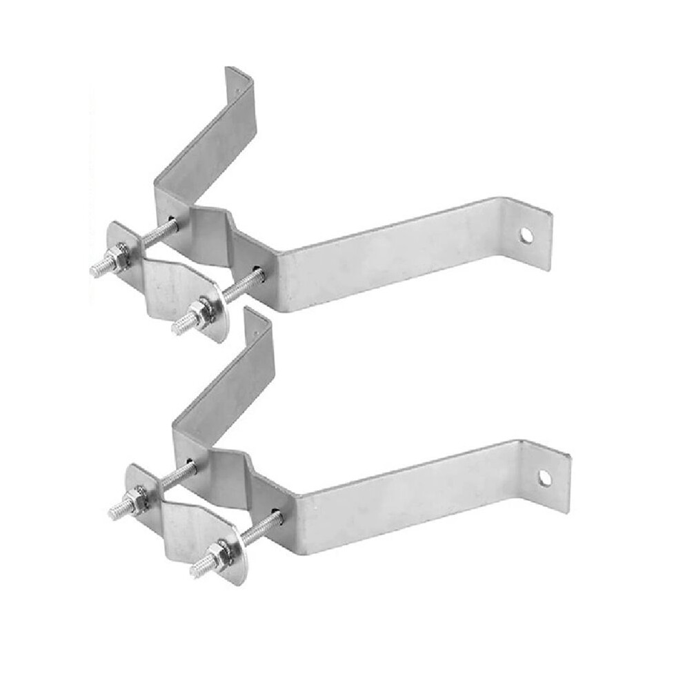 Heavy-Duty Wall Mount Pair For Tv Antenna Mast With (2) Brackets Adjustable Antenna Mast Mounting Bracket 6032940011345