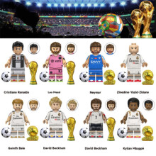 8PCS World Cup football stars building block minifigures Kids Gifts Toys
