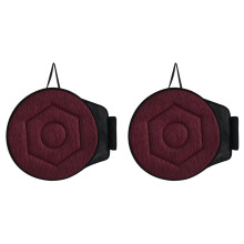 2pcs 360Rotating Cushion for Car,15.7in Cushion for Car,Swivel for Elderly for Home,Office Chairs Claret