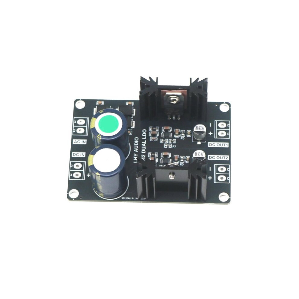 Photos - Battery Dual LT3042 Low Noise Linear Regulator Power Supply PSU 5V 12V 15V for Decoder Class A Amplifier 12V