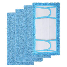 4PCS Reusable Mop Pad for  Sweeper Mop,12.5inch Microfiber Mop Pad Refill Wet/Dry Cleaning Pad for Hard Floor