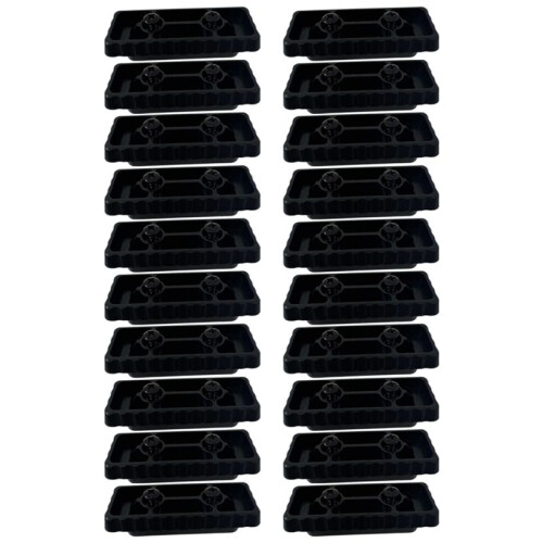 20pcs Black Feet Mounting System,Mounting Feet for  Packout, Mounting Feet for  Packout System