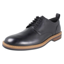 (Black, UK 10) Mens Clarks Smart Casual Lace Up Shoes Aldwin Lace - G Fit