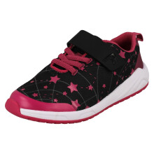 (Black, UK 10.5 Child) Girls Clarks Star Detailed Trainers Aeon Late - G Fit
