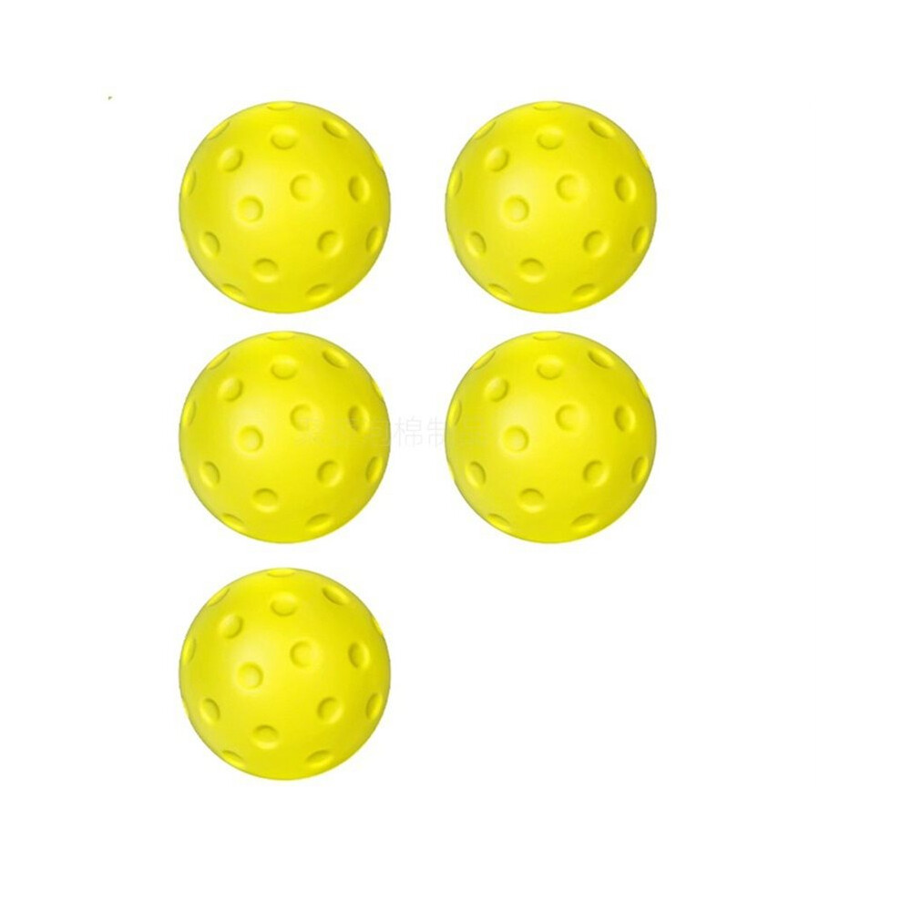 Photos - Basketball Hoop 5Pcs Box Quiet Foam Pickleballs Perfect for Indoor Outdoor Practice Training PU Foam Material Reduced Noise 2 Colors A