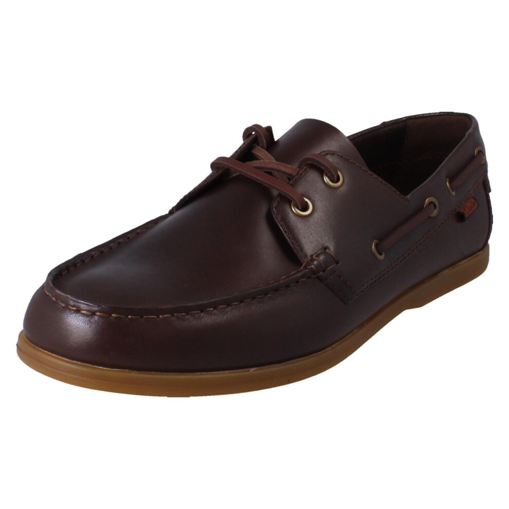 Clarks (Brown, Uk 10) Mens Casual Shoes Charmouth Lace - G Fit