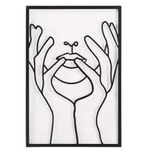 1pcs Thickened Metal Art Wall Decor, Simple Silhouette Female Body ABStract Home Hanging Decor Wall Sculptures