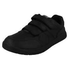(Black, UK 4 Child) Childrens Clarks Hook And Loop Trainers Cica Star Orb Y - H Fit