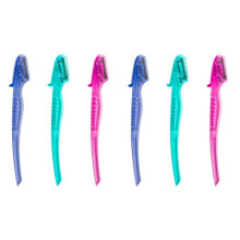 Milos Premium Eyebrow Razor for Women - Pack of 6 Facial Razor Dermaplaning Blades for Face – Facial Hair Remover
