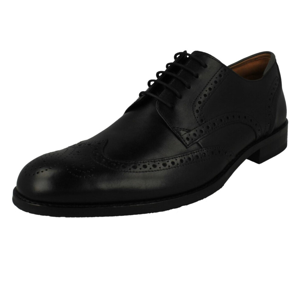 Clarks (Black, Uk 8.5) Mens Formal Lace Up Brogue Shoes Craftarlo Limit - G Fit