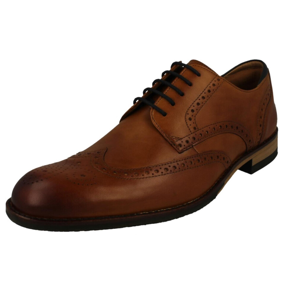 Clarks (Tan, Uk 7) Mens Formal Lace Up Brogue Shoes Craftarlo Limit - G Fit