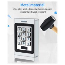 Controlador de Acceso con Tarjeta RFID IP67, Teclado y Sistema de Control de Acceso de Seguridad.