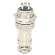 Aviation Plug Connector GX16-5 5 Pin Panel Metal Mount Circular Aviation Connector Adapter Male Female Plug Socket