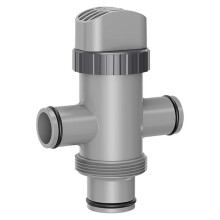 Válvula de Êmbolo de Mangueira com Divisão Dupla para Peças e Acessórios de Piscina  para Piscinas Elevadas e Bomba de Filtro de Piscina