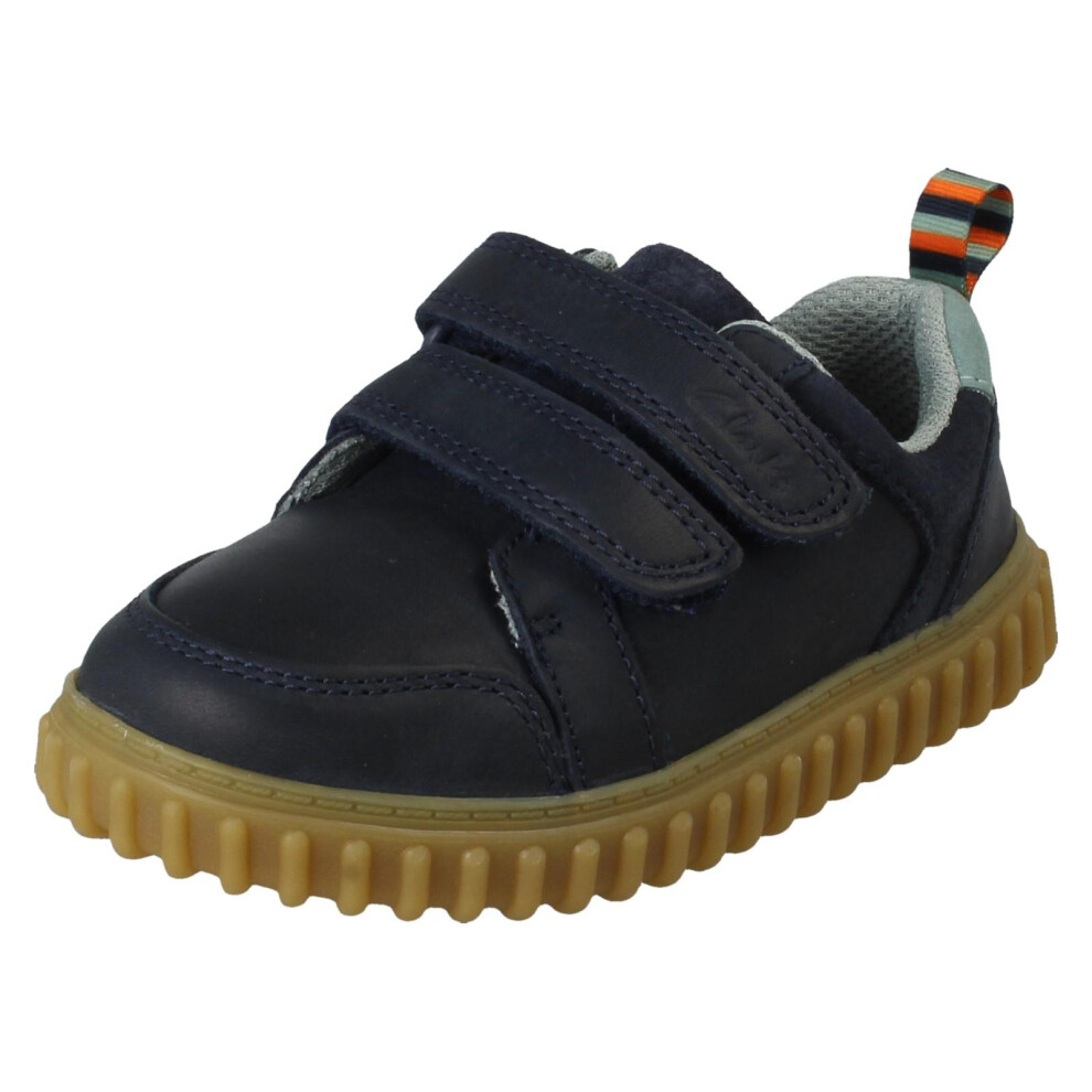 Clarks (Navy, Uk 6.5 Infant) Boys Shoes Cove Pop T - G Fit