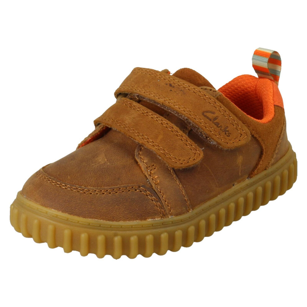 Clarks (Tan, Uk 6.5 Infant) Boys Shoes Cove Pop T - G Fit