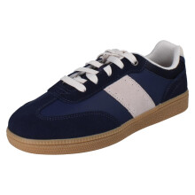 (Navy, UK 5 Child) Boys Clarks Trainers Cypress Lace - G Fit