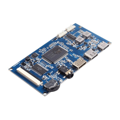 50Pin LCD Screen Driver Board Controller with Type-C USB -Compatible Input for 1024x600 50Pin LCD Panel Monitor DIY