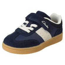 (Navy, UK 11 Child) Childrens Clarks Unisex Trainers CypressStep - G Fit
