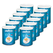 Lavazza Espresso Decaf Deck, Coffee, decaffeinated Bohnenkaffee Ground, tin - 12 x 500 g