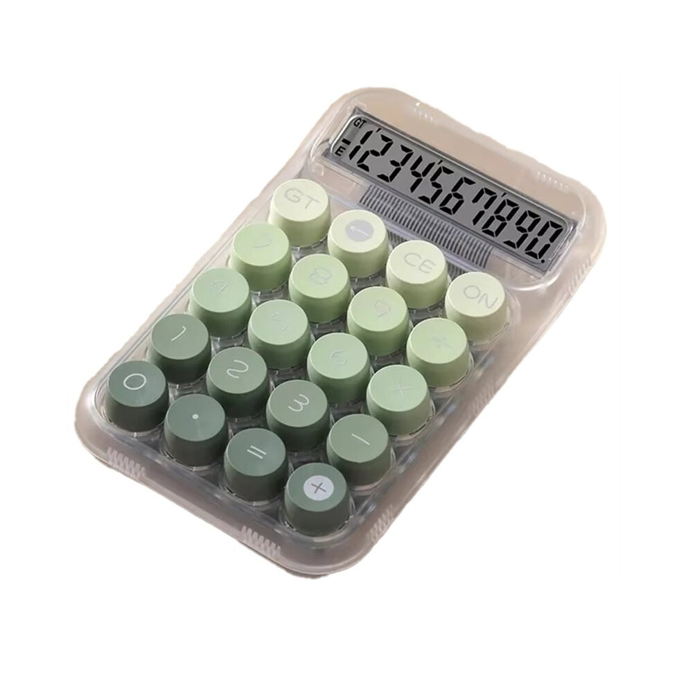 Photos - Calculator Gradient Large Button  Large Screen Electronic  10 Digit Student Specific  Green