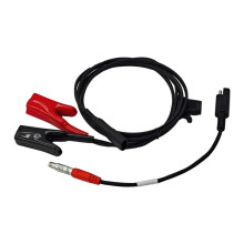 External Power Cable 5pin A00302+A00400 Cable with Alligator Clips for Trimble for Topcon Total Stations GPS HiPer