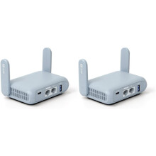 2X Roteador de Viagem Portátil, Roteador Gigabit de Viagem Sem Fio de Bolso, com OpenVPN e Wireguard para Uso Público e em Hotéis