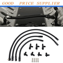 AN4 Adapter Engine Steam Vent Hose Kit Braided Hose for LS LSX LS1 LS2 LS6 LM7