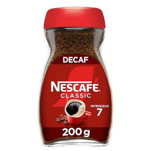 Nescafe Nescafé Classic Decaffeinated Soluble Coffee - 200 gr.