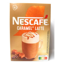 Nescafe | Instant Coffee | Latte Caramel | 8 Sticks Per Pack 136gr/4.80oz