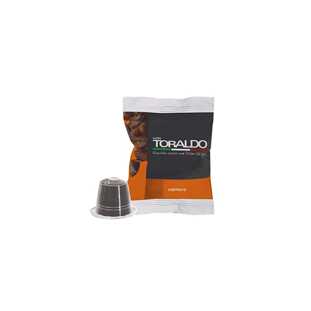CAFFÃ TORALDO - CREMOSA - Box 100 NESPRESSO Compatible Capsules 5.5g-image-OPC-PVWJ5M8-NEW