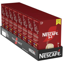 NESCAFÉ 3-in-1 Sticks, instant coffee with creamer & sugar instant coffee, 8-pack (10 x 16.5 g sticks each)