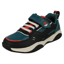 (Turquoise, UK 8 Child) Childrens Pokmon By Clarks Character Detailed Trainers Grip Pearl - G Fit