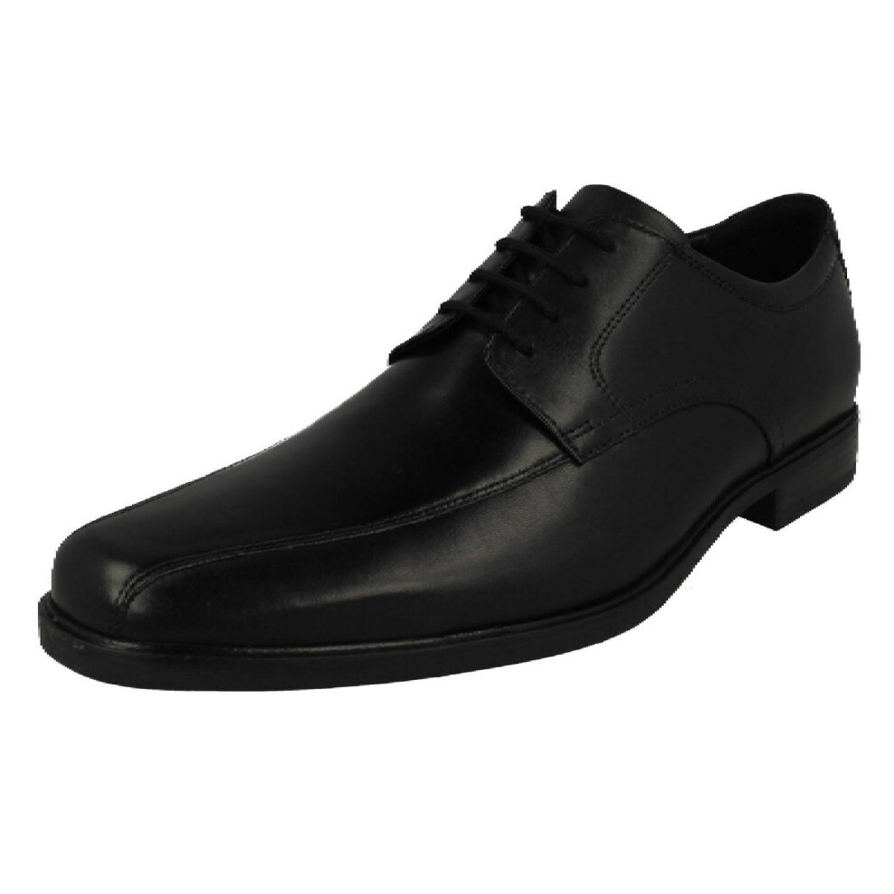 Clarks (Black, Uk 8.5) Mens Formal Lace Up Shoes Howard Over - H Fit
