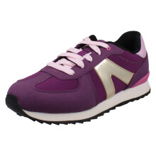 (Purple, UK 5 Child) Kids Clarks Colour-Pop Sporty Trainers Jaspen Vibe Y - G Fit