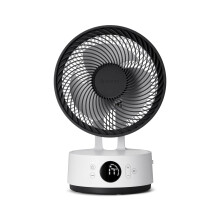 Meaco MeacoFan 360 Personal Air Circulator Cooling Fan for bedroom, desktop, Ultra-Quiet, Energy Efficient, USB Type C, Low Energy Desk Fan