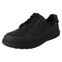 (Black, UK 8) Mens Clarks Lace Up Gore-Tex Lined Smart Casual Shoes Maptsone Lo GTX - G Fit