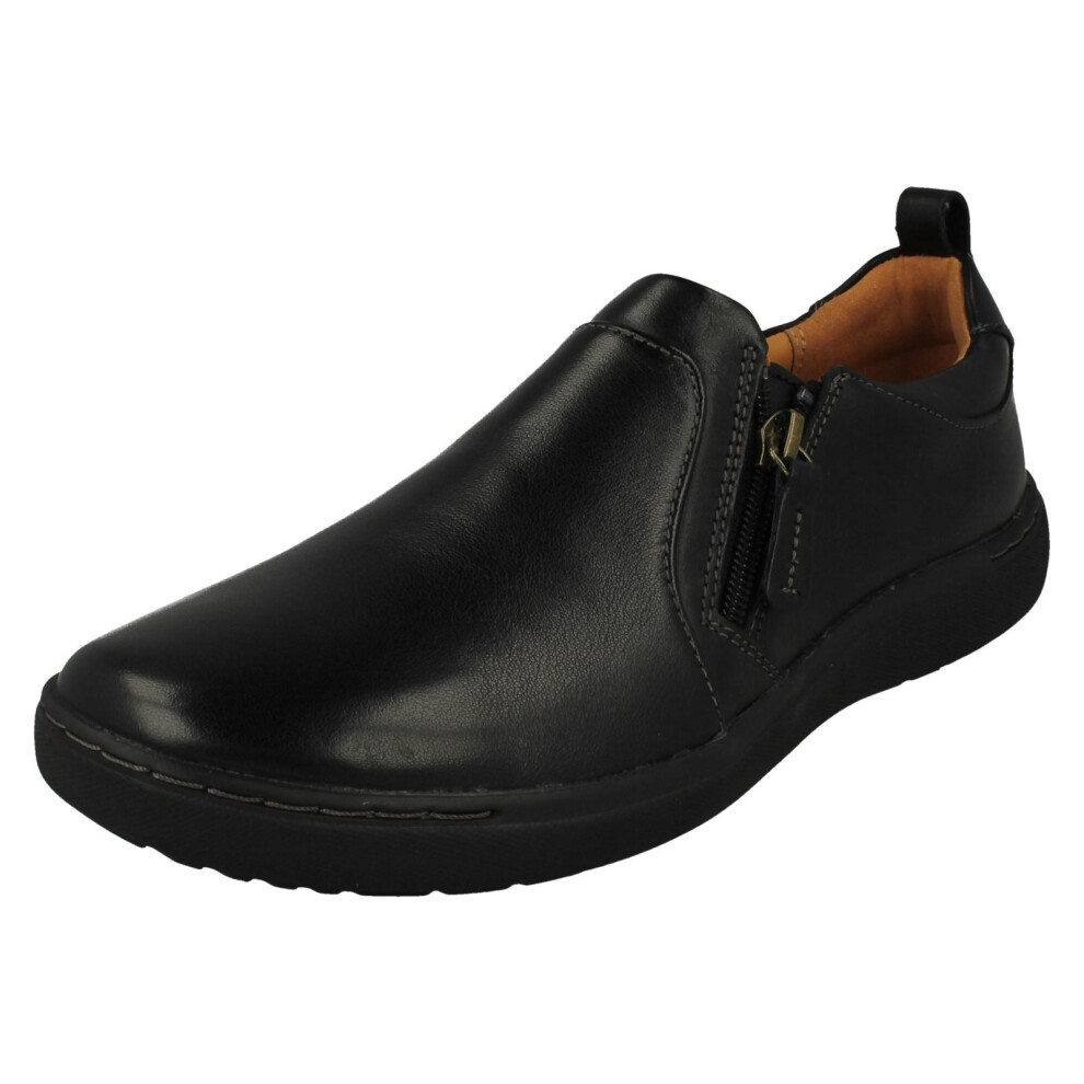 Clarks (Black, Uk 7) Ladies Flat Everyday Shoes With Contour Cushion Insoles Nalle Lilac - E Fit